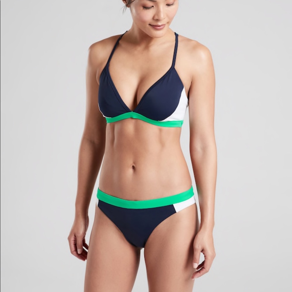 Athleta Freestyle Colorblock Bikini Top & Bottom